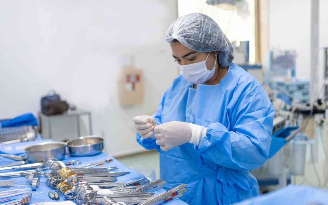 ISS sobre instrumentação cirúrgica